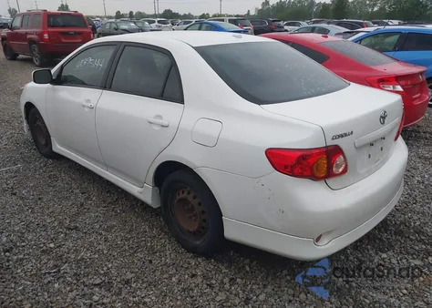 2009 Toyota Corolla S z USA, uszkodzony, nr VIN 1NXBU40E59Z053827